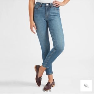 Everlane High Waisted Skinny Jeans